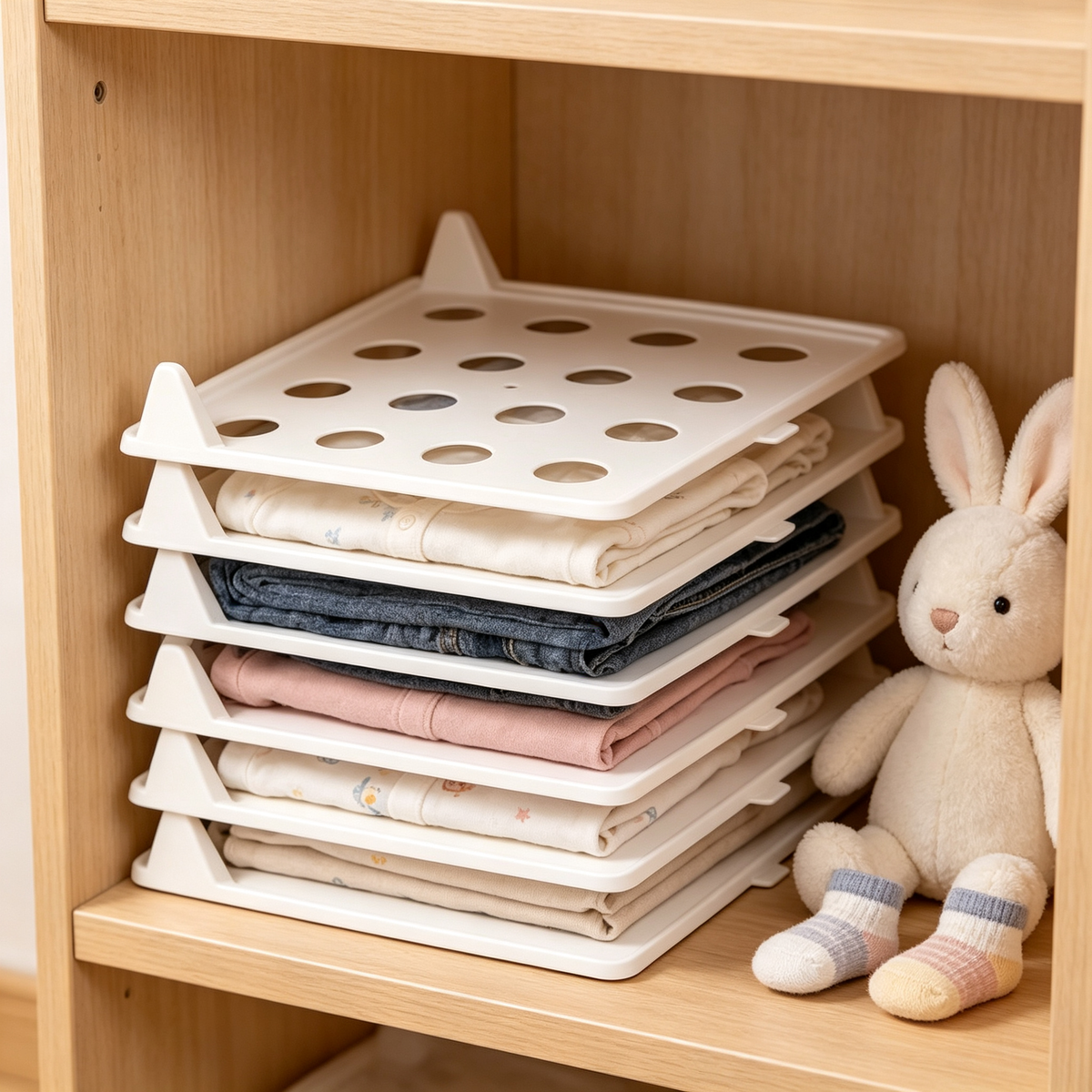 π Clothes Folding Board | Quick Fold Organizer | Neat Closet Helper