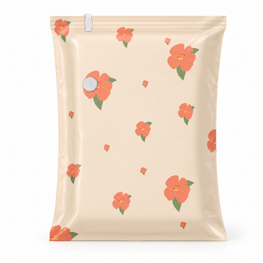 🌸 Vacuum Storage Bag Set | Space-Saving Compression Bags | Closet & Travel Organizer