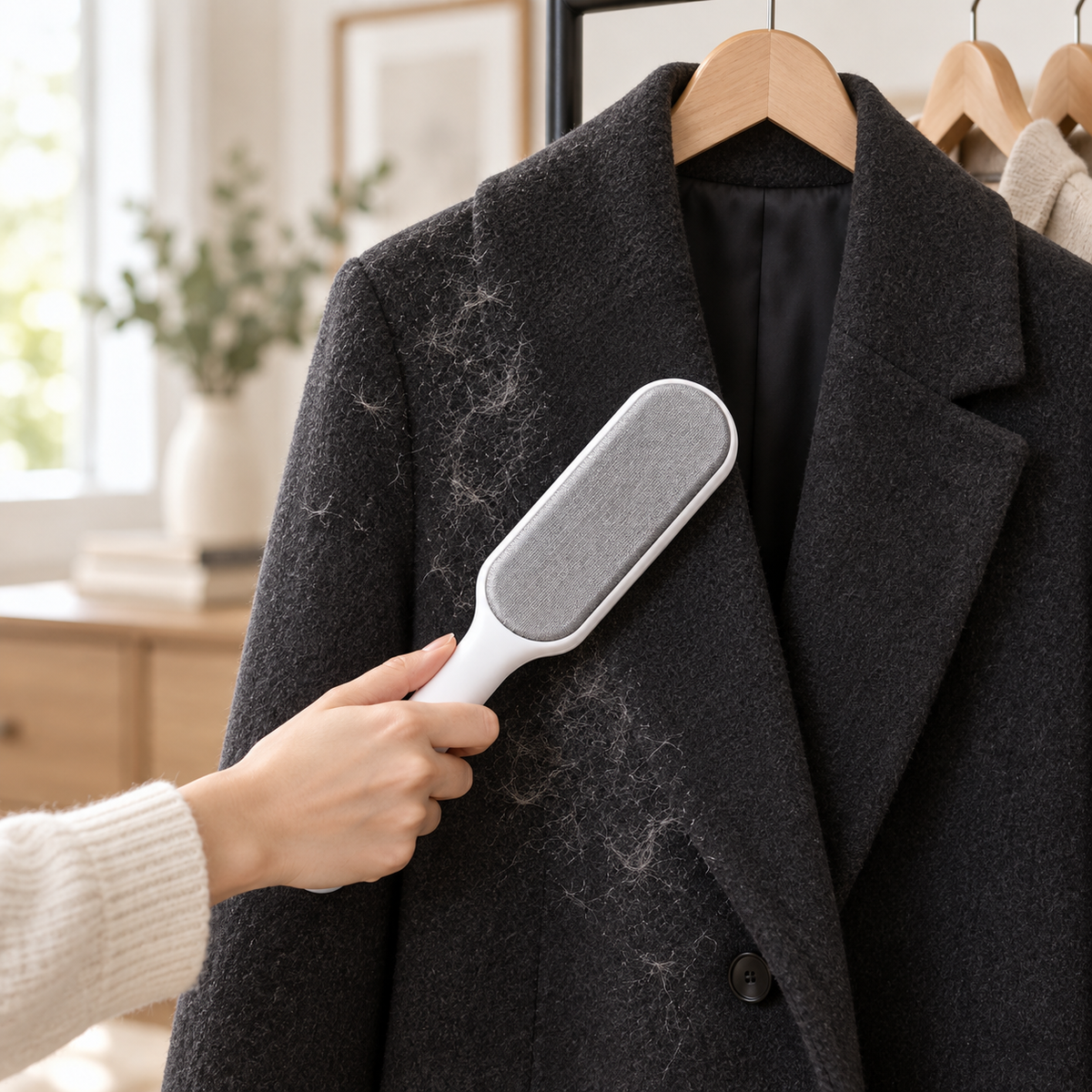 🧥 Lint Remover Brush | Reusable Fabric Hair Cleaner | Quick Clothing Refresh