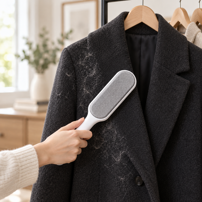 🧥 Lint Remover Brush | Reusable Fabric Hair Cleaner | Quick Clothing Refresh