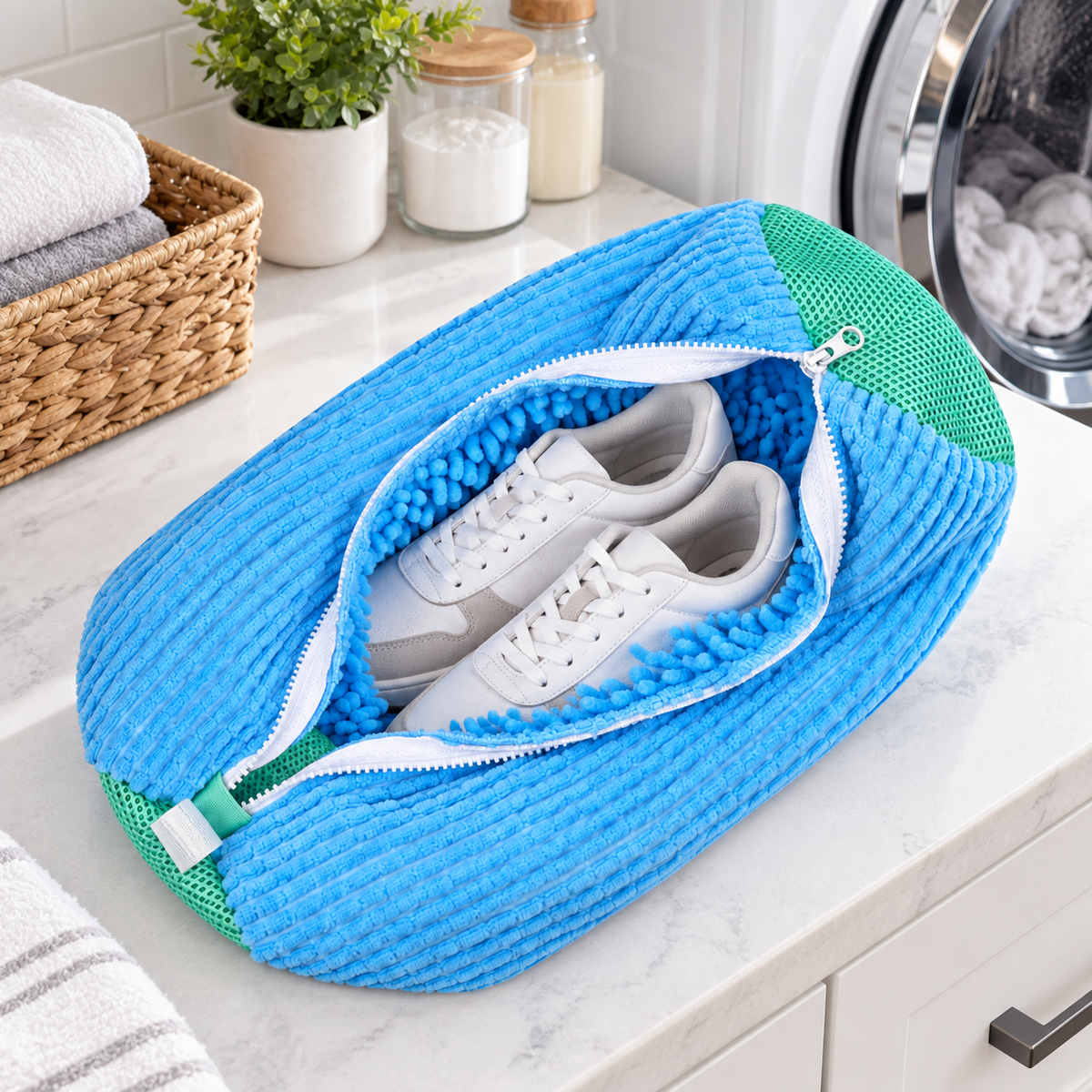🔵 Shoe Laundry Bag | Deep-Clean Mesh | Gentle Shoe Protection