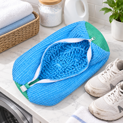 🔵 Shoe Laundry Bag | Deep-Clean Mesh | Gentle Shoe Protection