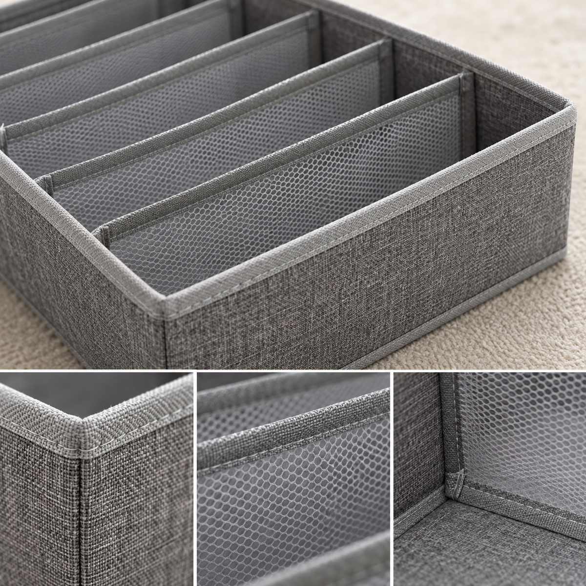 Bra Organizer Box | Divided Storage | Shape-Safe Protection