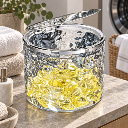💛 Laundry Pod Storage Jar | Clear Organizer | Easy-Grab Design