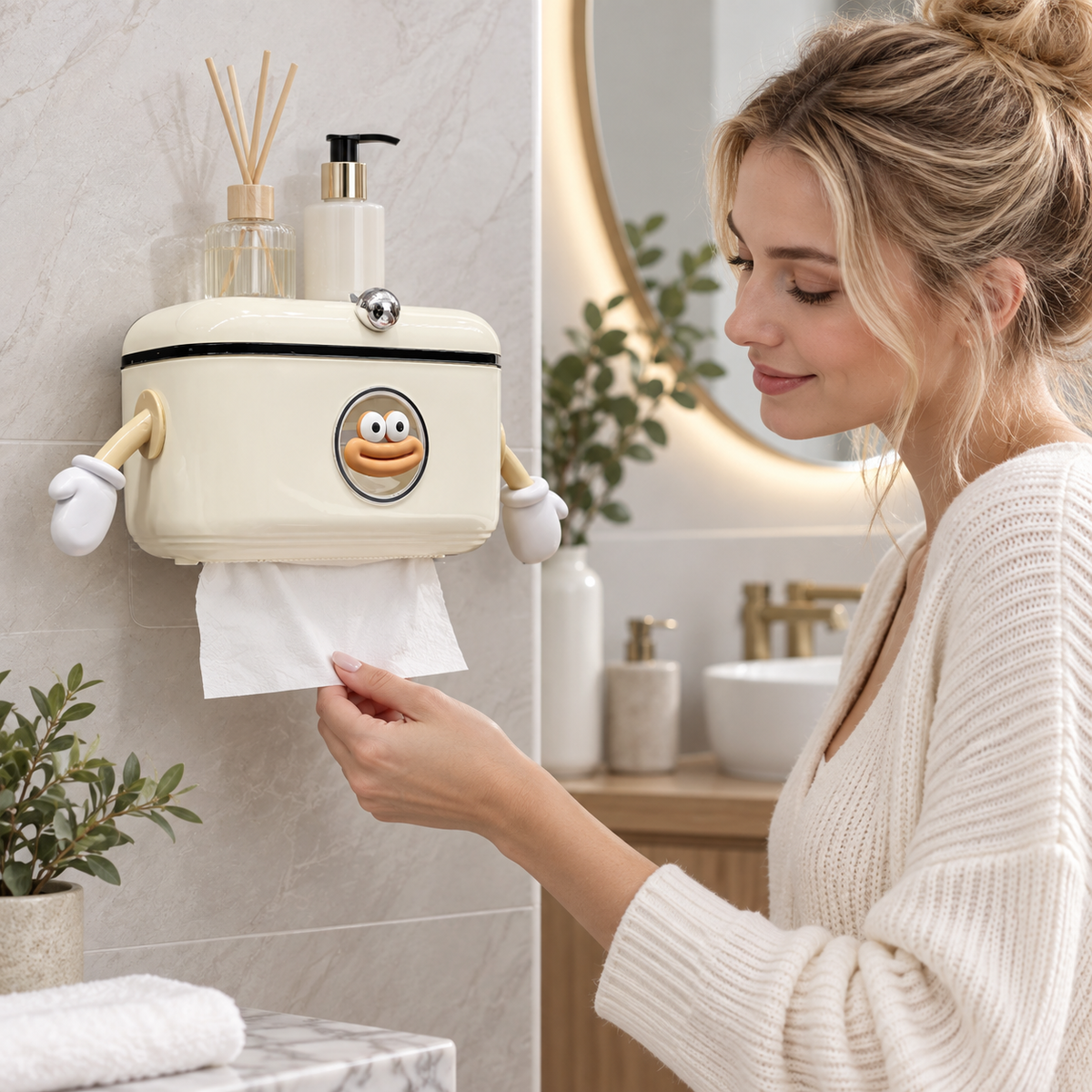 🧻 Cute Tissue Box | Fun Desktop & Home Organizer | Playful Décor