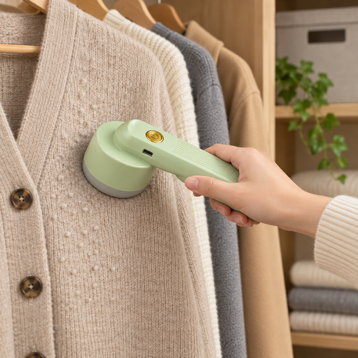 🧶 Fabric Shaver | Rechargeable Lint Remover | Fresh-Looking Clothes