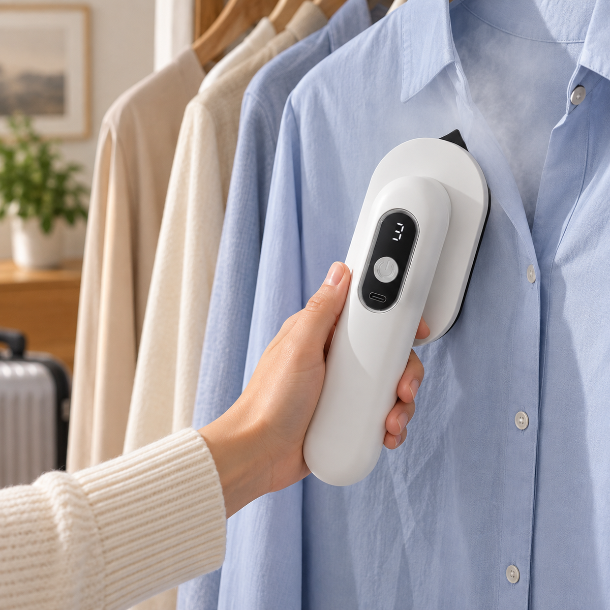 👔 Portable Steam Iron | Compact Garment Steamer | Smooth Clothes Anywhere