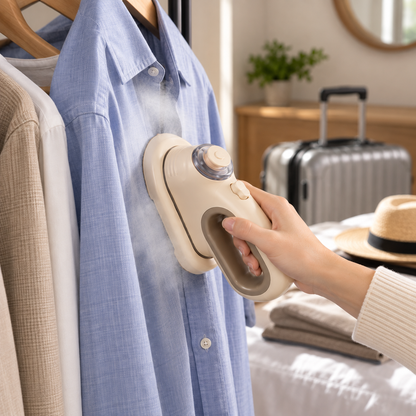 ✈️ Mini Travel Iron | Compact Handheld Garment Iron | Quick Wrinkle Care