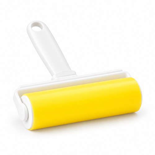 🟡 Sticky Lint Roller | Easy Hair Pickup | Everyday Fabric Cleaner
