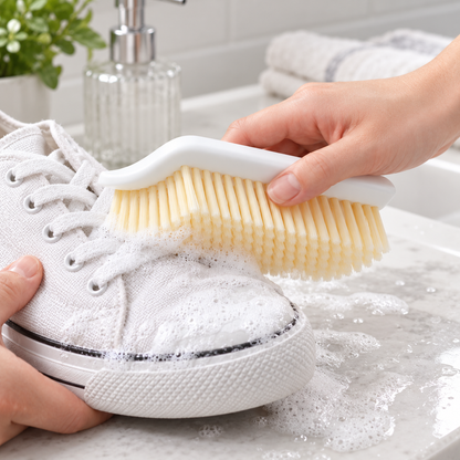🧼 Fabric Stain Brush | Dense Bristles | Deep-Clean Laundry Helper