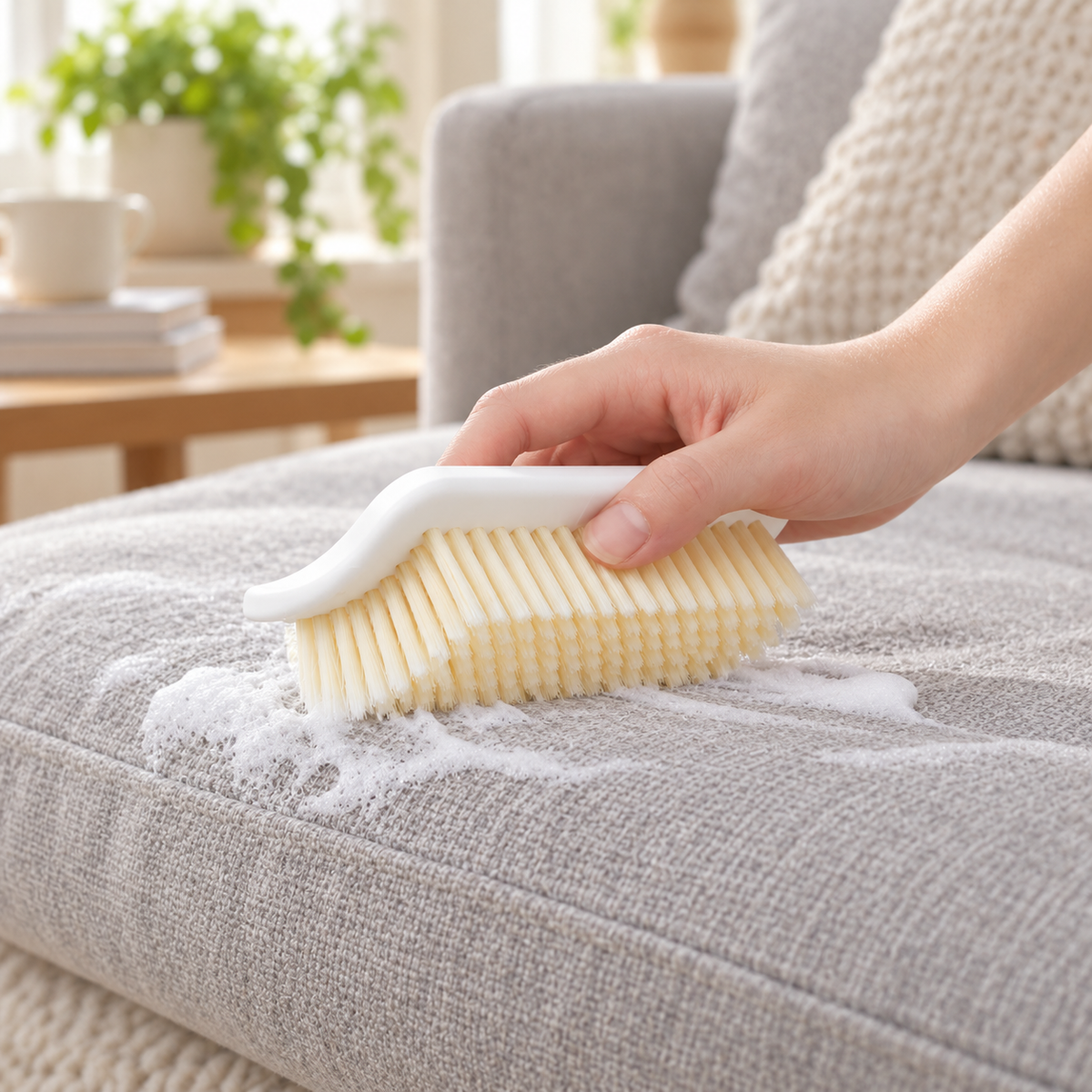 🧼 Fabric Stain Brush | Dense Bristles | Deep-Clean Laundry Helper