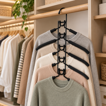 👔 Multi-Layer Clothes Hanger | Space-Saving Closet Organizer