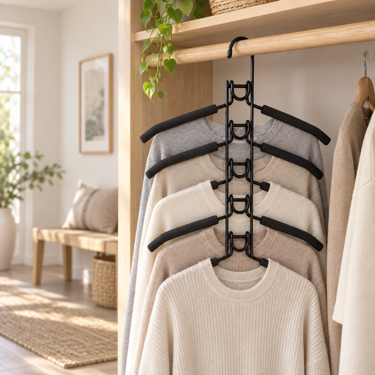 👔 Multi-Layer Clothes Hanger | Space-Saving Closet Organizer