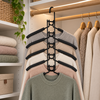 👔 Multi-Layer Clothes Hanger | Space-Saving Closet Organizer