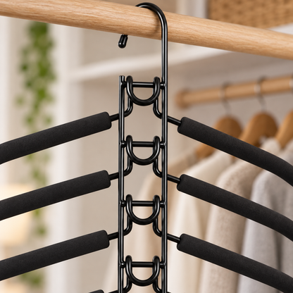 👔 Multi-Layer Clothes Hanger | Space-Saving Closet Organizer