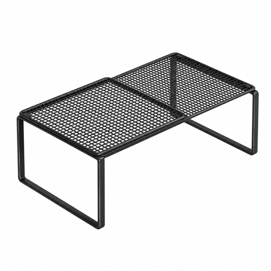 👕 Closet Shelf Organizer | Metal Mesh Stackable Storage Rack