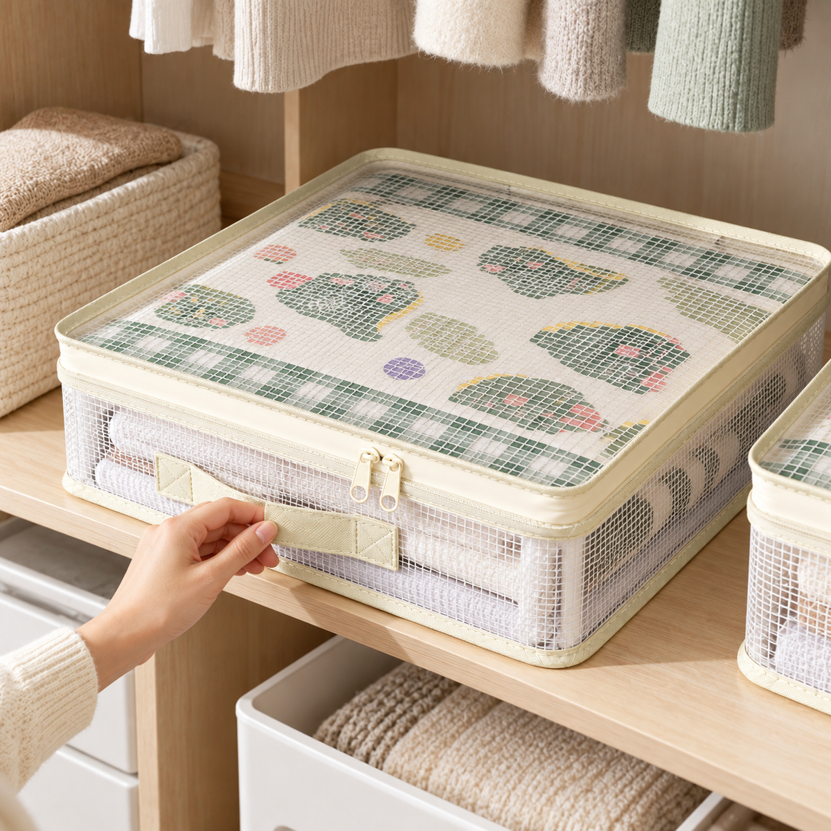 🌿 Clothes Storage Bag Set | Dust-Proof Closet Organizer | Foldable Clothing Storage