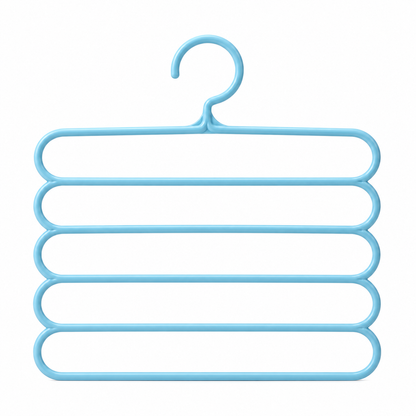 👖 Multi-Layer Pants Hanger | Space-Saving Closet Organizer